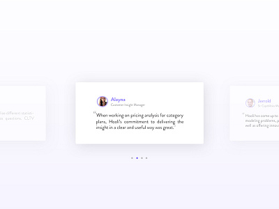 DailyUI #38 Testimonials