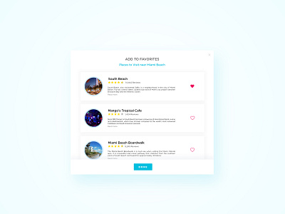 DailyUI #43 Add to favorites