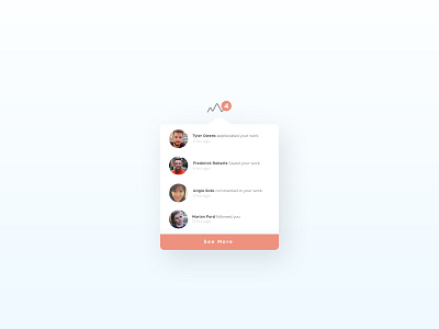 DailyUI #47 Activity feed