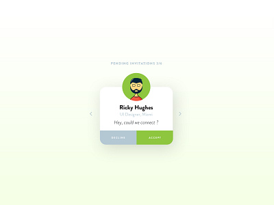 DailyUI #78 Pending Invitation