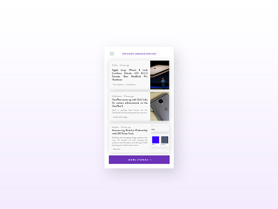 DailyUi #91 Curated For You
