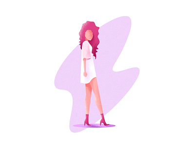 Lazy one character design girl girl character girl illustration illustration illustrator lazy minimal minimal art painting photoshop vector