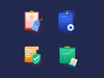 Series icon about file label