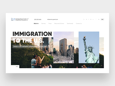 Law firm NYC design firm law site slider ui web white