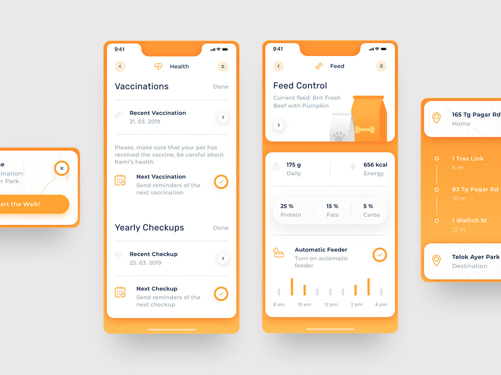 Mobile App for Dog Owners by alice_kau on Dribbble