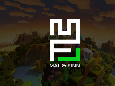 Mal & Fin Logo design graphic design logo