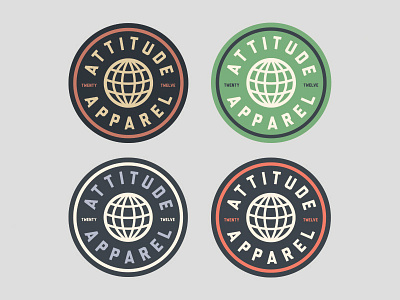 Attitude vintage badges