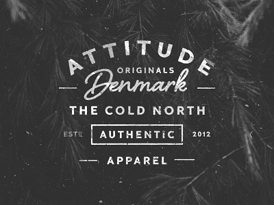 Attitude graphic design grunge identity lettering logo logomark old retro texture type typography vintage