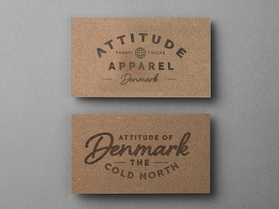 Attitude 2 graphic design grunge identity lettering logo logomark old retro texture type typography vintage