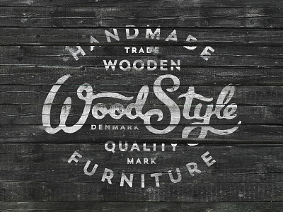 Woodstyle graphic design grunge identity lettering logo old retro texture type typography vintage