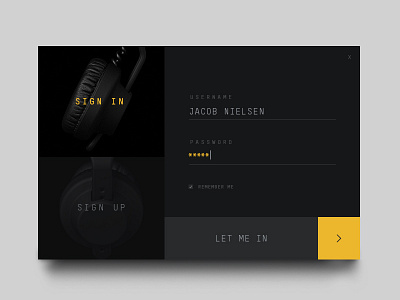 #dailyui 001 Sign up (version 2)