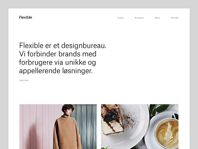 Flexible idea minimalism web webdesign website