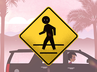 Scene01 adobeaftereffects aftereffects animation characteranimation characterdesign crosswalk jaywalking mograph motiondesign psa publicserviceannouncement safety