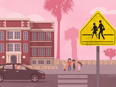 Scene09 adobe adobeaftereffects aftereffects animation characteranimation characterdesign crosswalk jaywalking mograph motiondesign publicserviceannouncement safety
