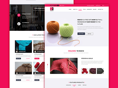 Rosyz design ecommerce experience ui usability user ux web work