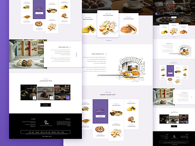 Sakera & Faragany Website design ecommerce experience food sweets ui usability user ux web work
