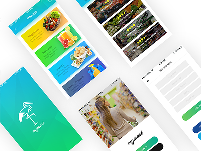 Mymart application ecommerce markets new products ui uidesign usability wip