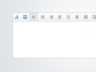 Toolbar Editor editor icons rte textbox toolbar