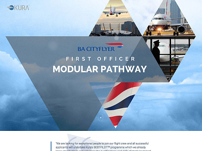 Kura Aviation Webpage aviation design landing page web