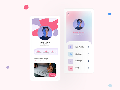 Day 006 of daily UI Challenge branding daily006 dailyui006 day006 design illustration profile screen profilescreen006 ui ui006 uidesign ux welcomescreen