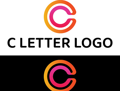 Modern Letter Logo branding cmyk design graphic illustration logo print text ui vector