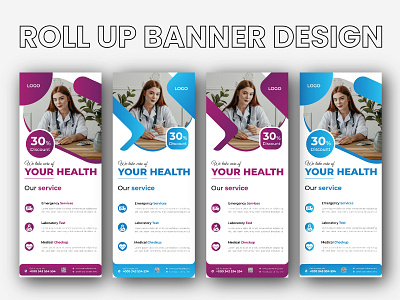 Roll up banner Design