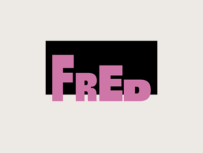 Fred branding design graphic design logo typography
