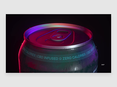 CDB Drink aftereffects cinema4d design interaction octane typography ui web