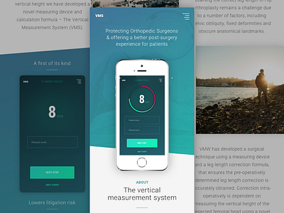 Mobile landing page app landingpage responsive ui