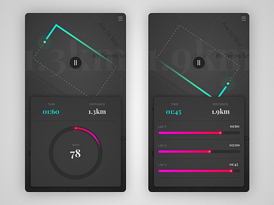 Workout Tracker app daily ui illustration typography workout tracker