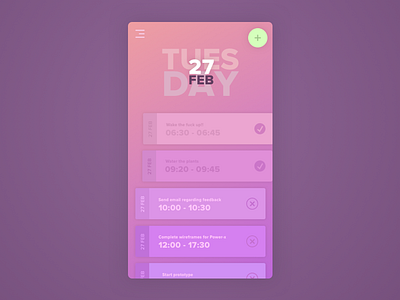 ToDo List app daily ui illustration todo list typography