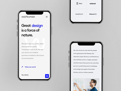 Menu Transition animation design interaction makereign mobile typography ui