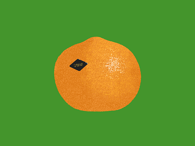 Fruit 1 holiday illustration mandarin new year orange procreate