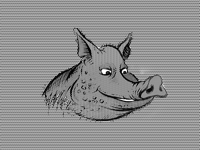 Dots Pattern dots illustration letraset pattern pig sketch