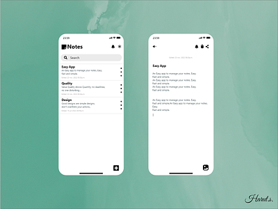 Simple Notes App Concept app app design design illustration spotify design ui ux