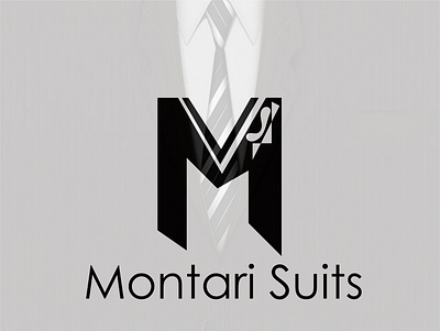 Montari Suits logo. branding design graphic design illustration logo typography vector