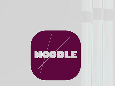 Noodle logo concept. #1 branding design graphic design illustration logo logodesign typography ui ux vector