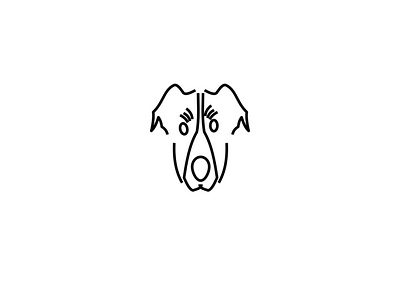 Dog concept. branding design graphic design illustration logo logodesign typography ui ux vector