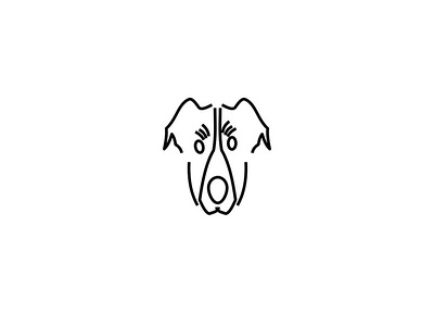 Dog concept. branding design graphic design illustration logo logodesign typography ui ux vector