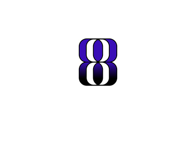 8 number concept. branding design graphic design illustration logo logodesign typography ui ux vector