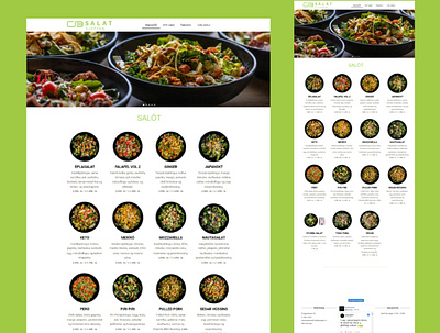 Salads Website Design & Development advanced custom field css design elementor html salad website ui uiux designer vegitable website we developer web designer website wordpress