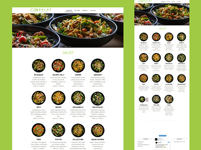 Salads Website Design & Development