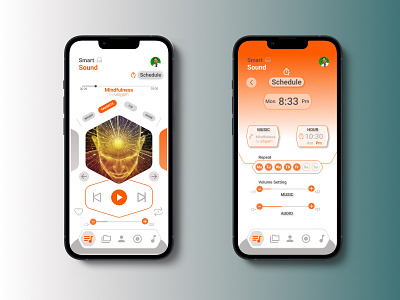 Smart Sound App app design productdesign ui uidesigner