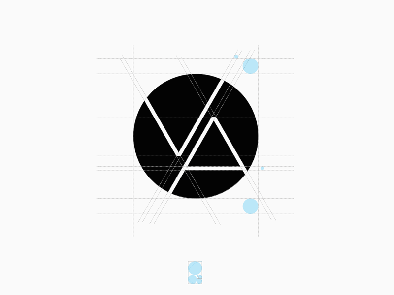 V + A Monogram Logo