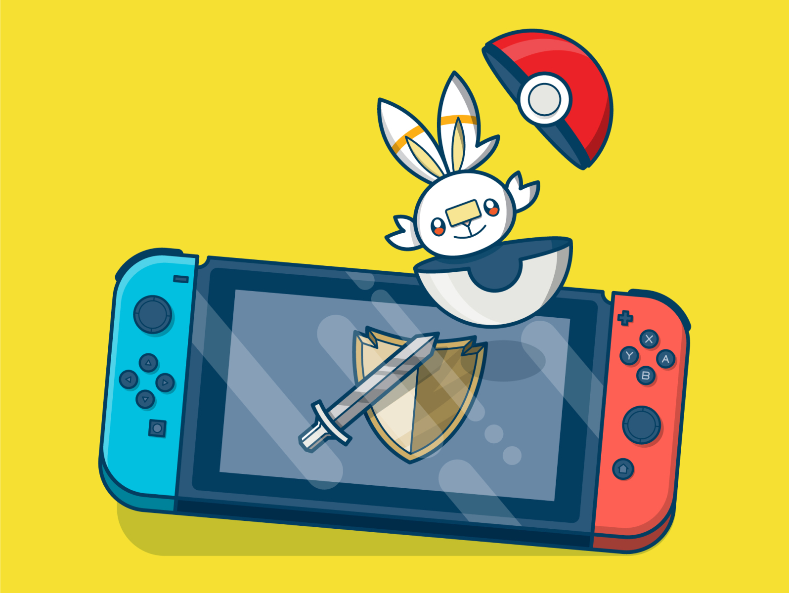 Pokemon Sword And Shield Scorbunny By Jackman Chiu On Dribbble