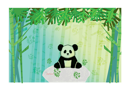 Baby Panda book illustrations book story digital drawings illustration