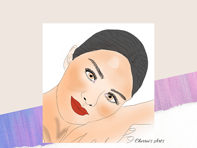 Inspired by Selena Gomez adobe photoshop book illustrations book story digital drawings illustration vector