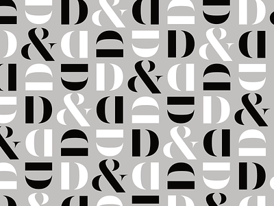 d&d pattern black and white branding dahl dean deandahl identity identity design monochrome pattern pattern design repetition