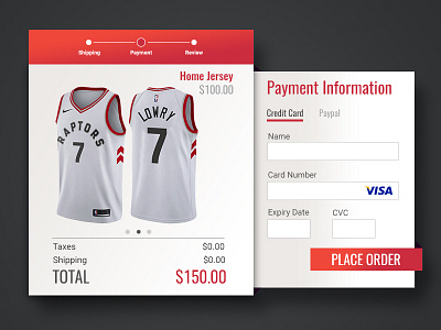 Daily UI #002 checkout credit card daily ui ui