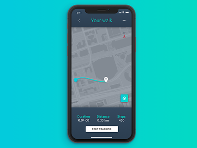 Daily UI #020 020 daily ui location tracker user interface